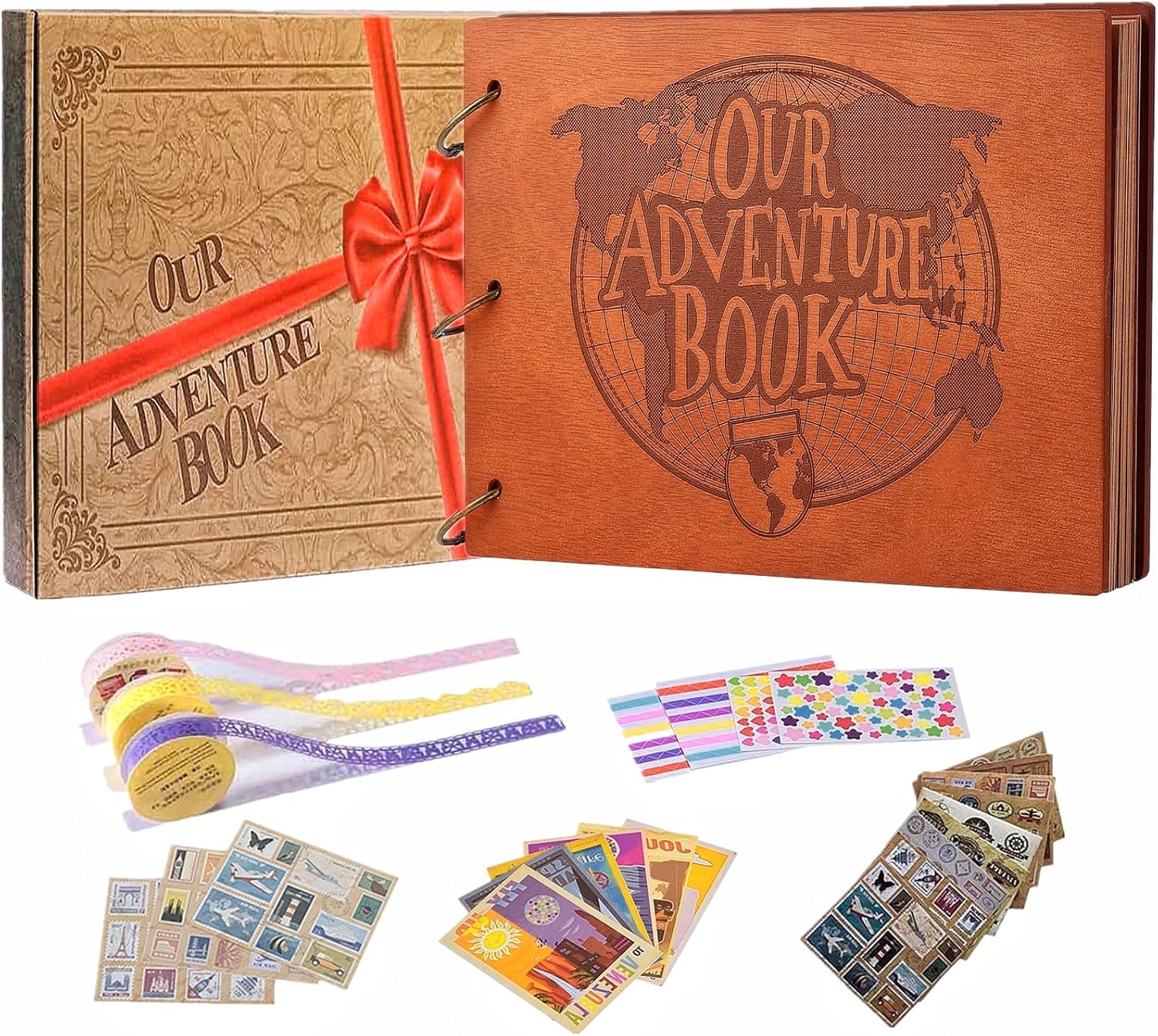 “Our Adventure Book” Scrapbook Album
