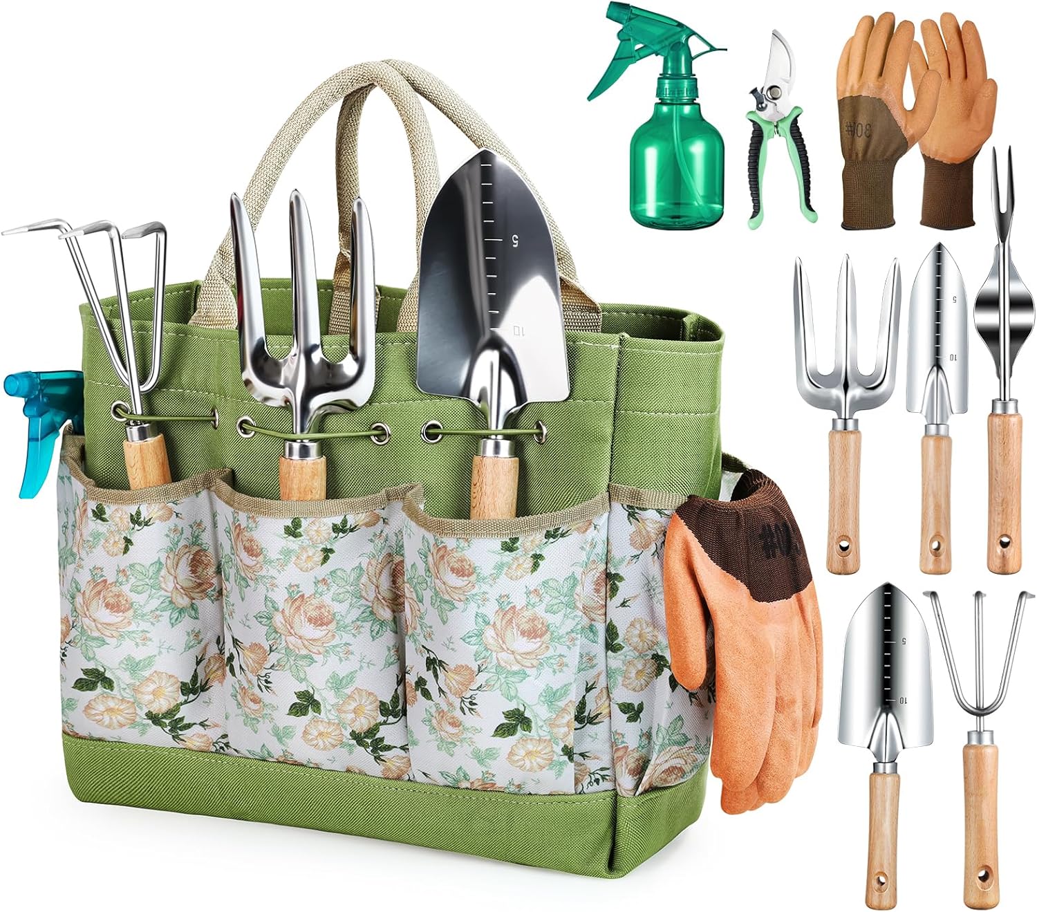 Scuddles 8-Piece Garden Tool Set