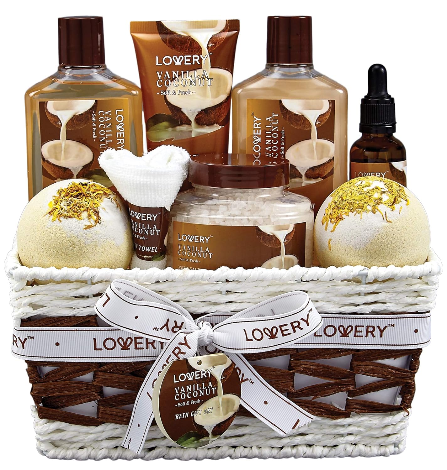 Vanilla Coconut Spa Gift Basket