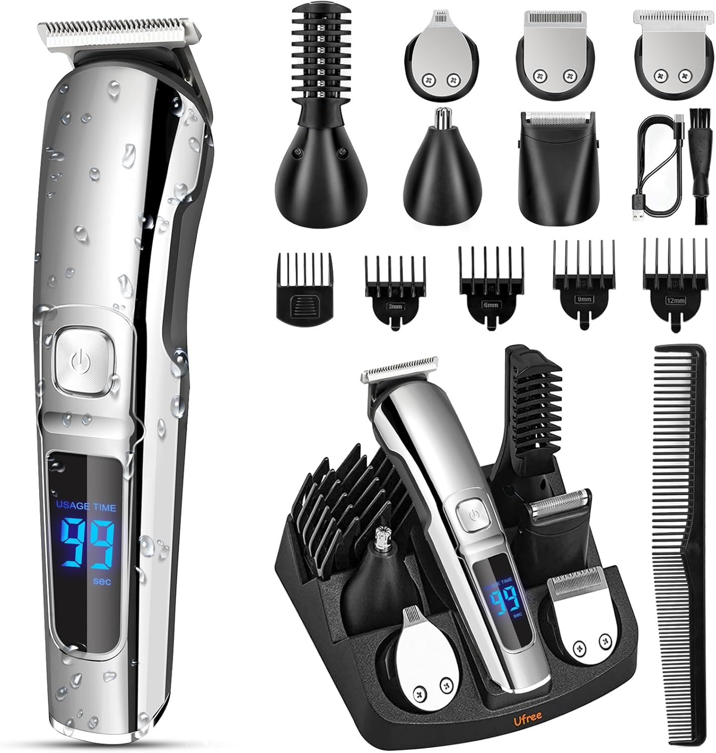 Ufree Waterproof Grooming Kit